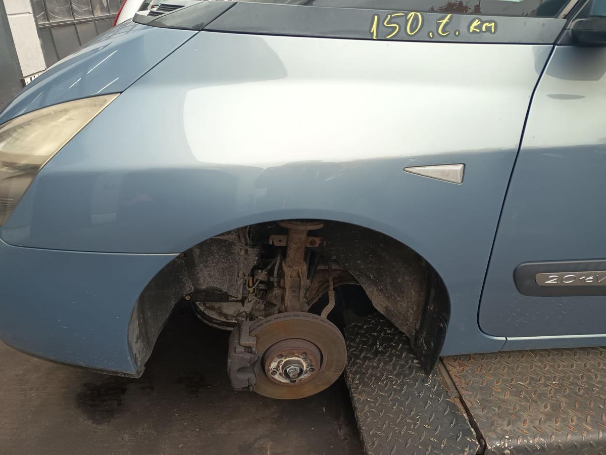 Renault Espace IV JK0/JK1 Bj 2003 original Kotflügel vorn links Blue Ted47