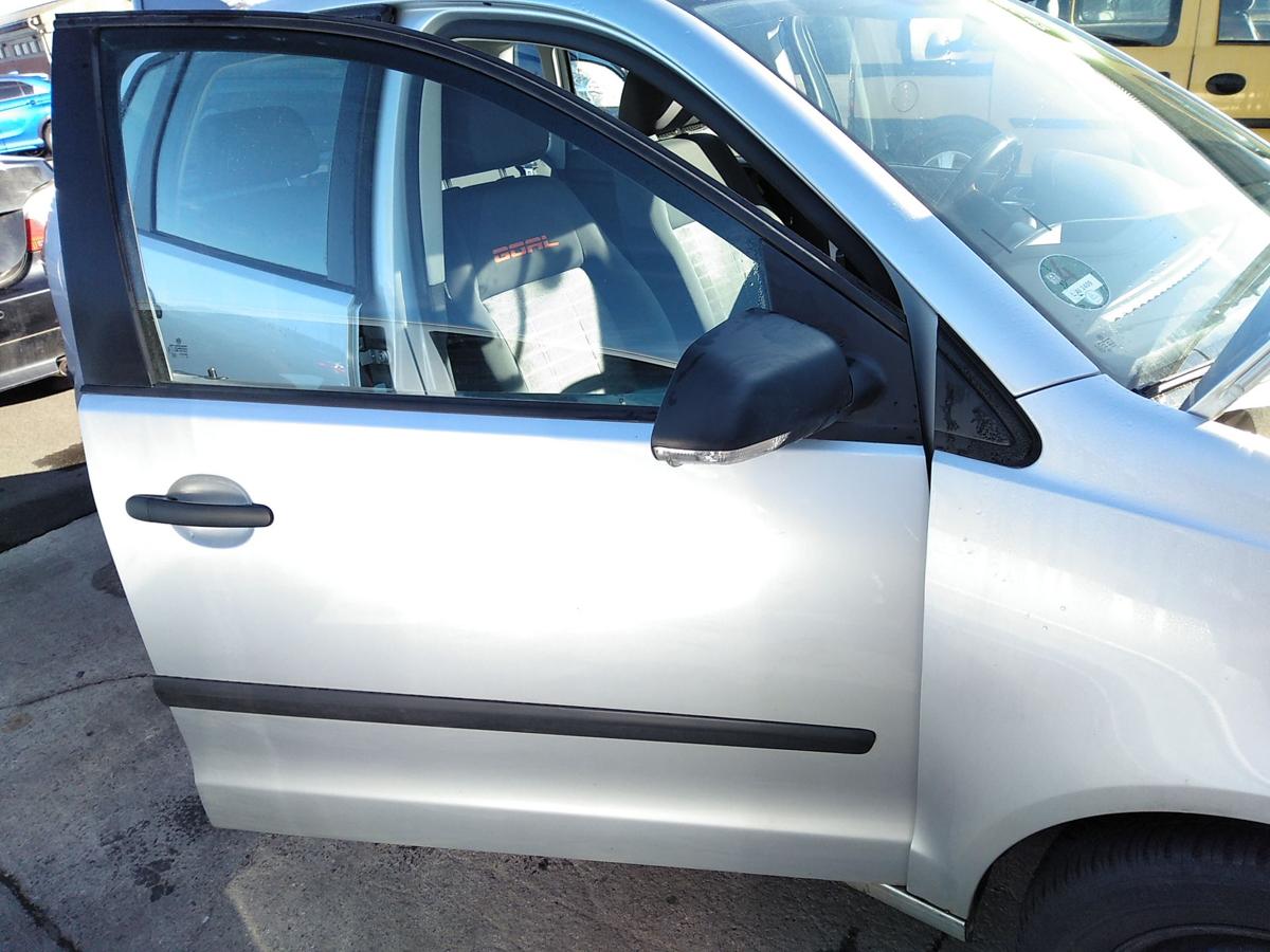 VW Polo 9N3 T&uuml;r vorn rechts Beifahrert&uuml;r 5-t&uuml;rig reflexsilbermetallic Bj.2006