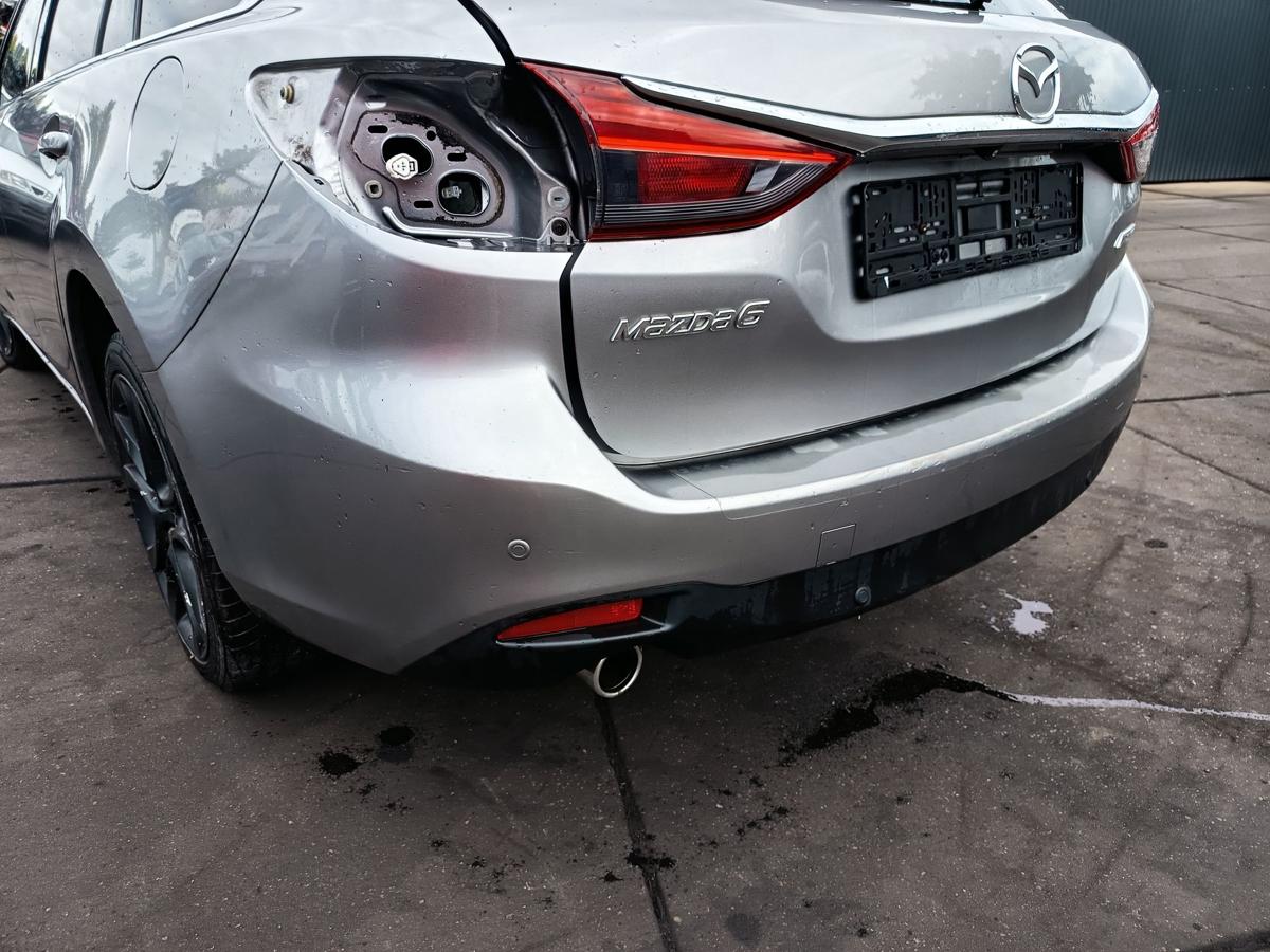 Mazda 6 GJ Kombi orig Stoßstange hinten Stoßfänger PDC Silber met Bj 2015