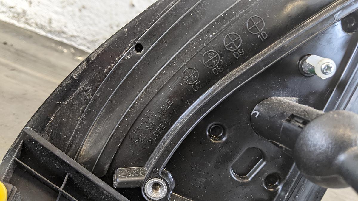 Hyundai i10 PA Aussenspiegel rechts manuell unlackiert Seitenspiegel