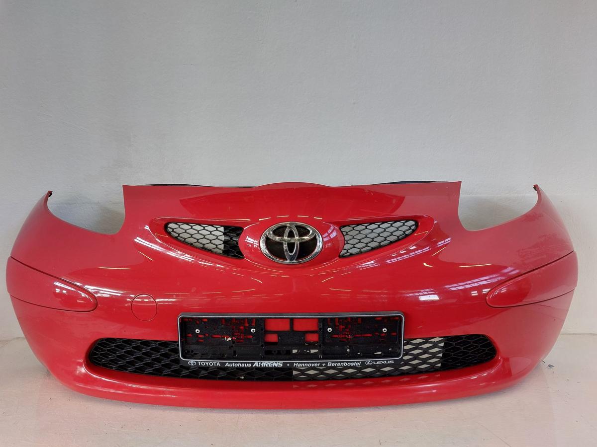 Toyota Aygo Stossfänger Stossstange Bumper vorn 3P0 Vulkanrot