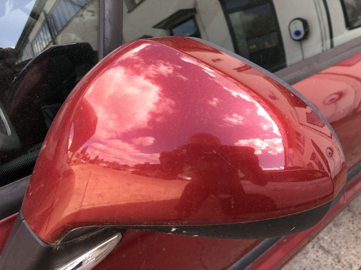 Peugeot 207 WA WC Au&szlig;enspiegel links Spiegel elektrisch KJC Rouge Erythree