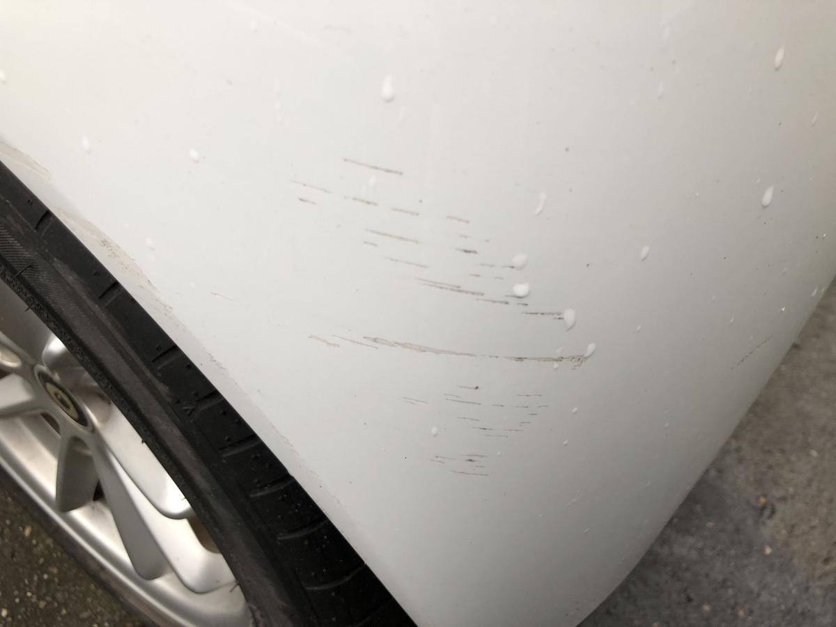 Smart 451 Mopf Kotflügel hinten links Seitenteil EAZ Kristallweiß