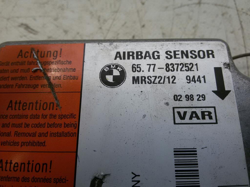 Steuergeraet Airbag 65778372521 BMW 3-Er (E46/3,E46/4) BJ: 1998