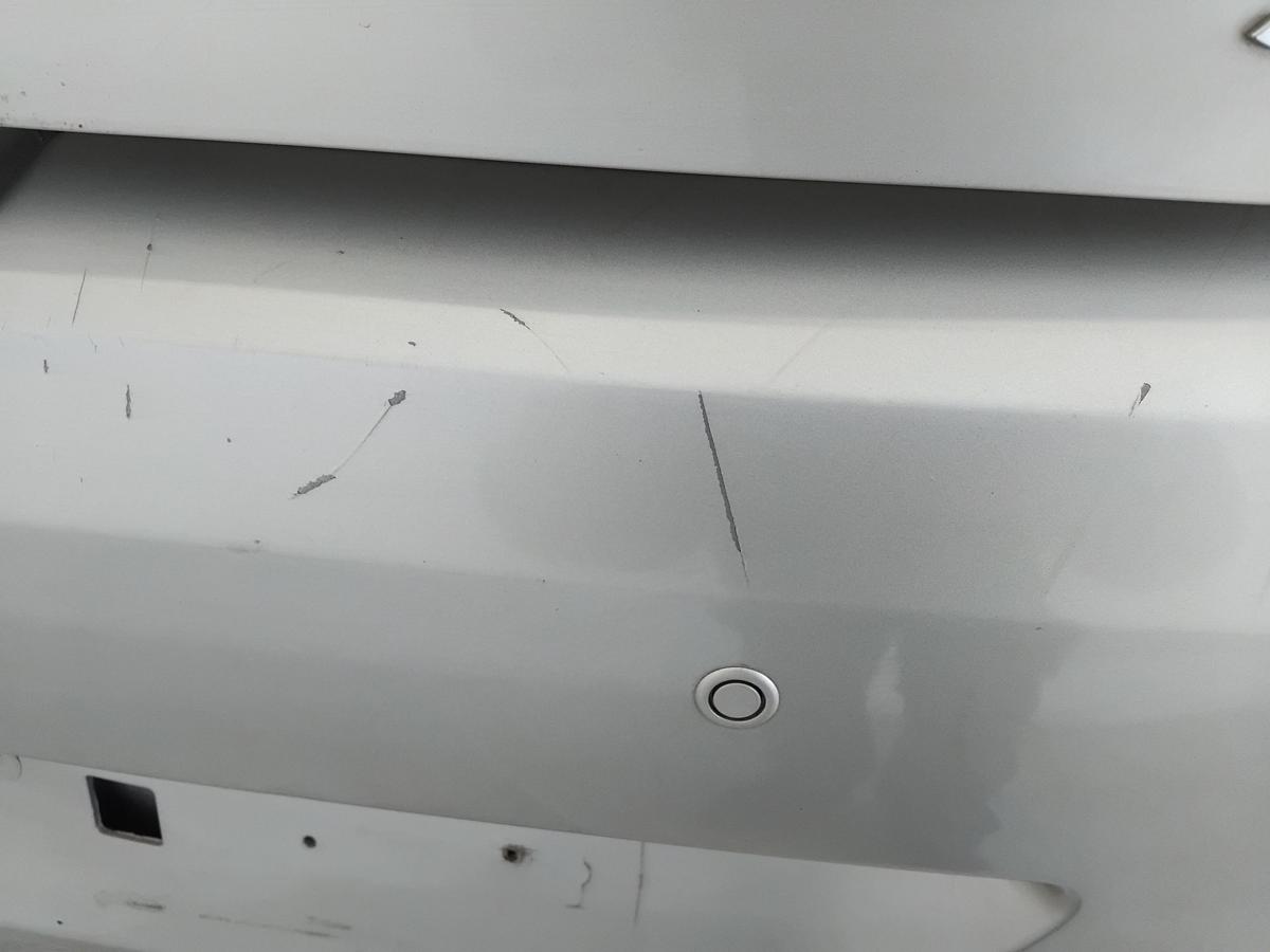 Peugeot 308 I orig.Sto&szlig;stange Sto&szlig;f&auml;nger hinten mit Parkhilfe BJ2009 ETS aschgraumetallic