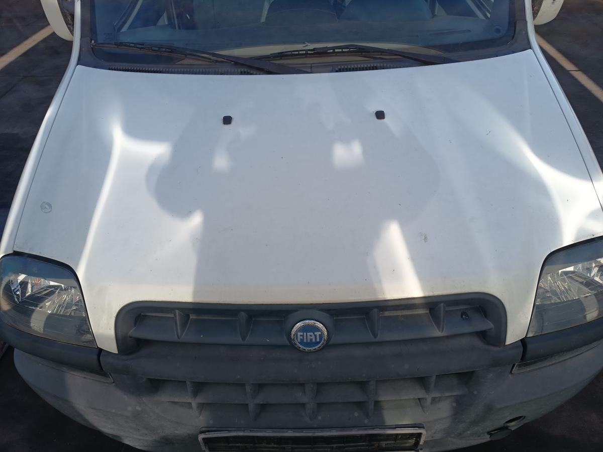 Fiat Doblo Cargo 223 original Motorhaube Klappe Deckel vorn Front Wei&szlig; uni Bj 01