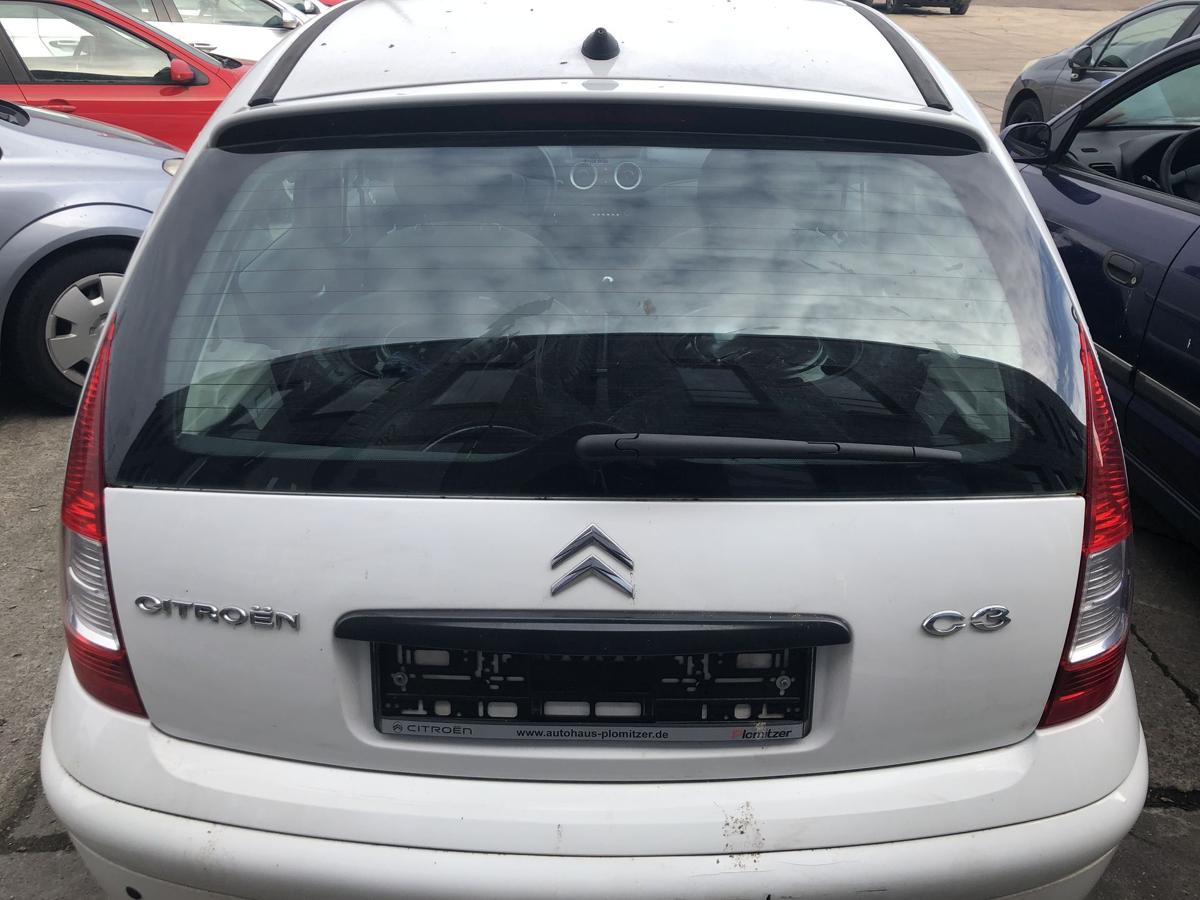 Citroen C3 Typ F Heckklappe mit Heckscheibe im Rohbau EWP Polar Wei&szlig;