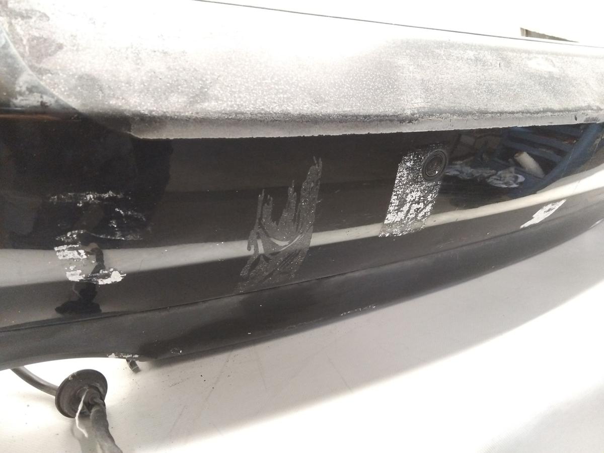 Audi A4 Avant B7 8E original Sto&szlig;stange Sto&szlig;f&auml;nger hinten schwarzmet. Bj.2006