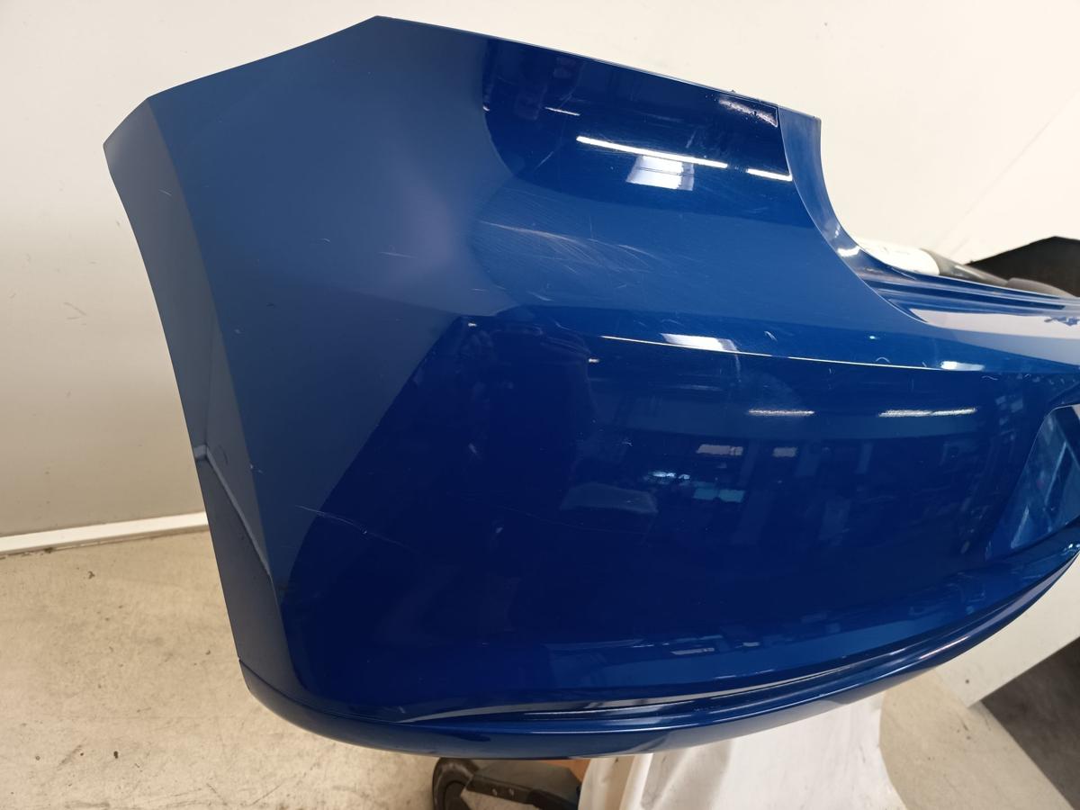 VW Polo V 6R original Stoßstange Fänger hinten/Heck D5E Meerblau Bj 2009
