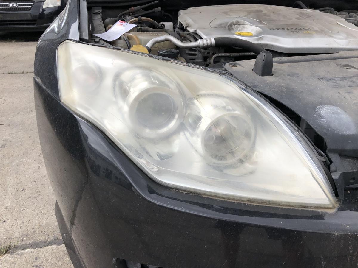 Renault Laguna III 3 Scheinwerfer rechts Hauptscheinwerfer Halogen stark Tr&uuml;b