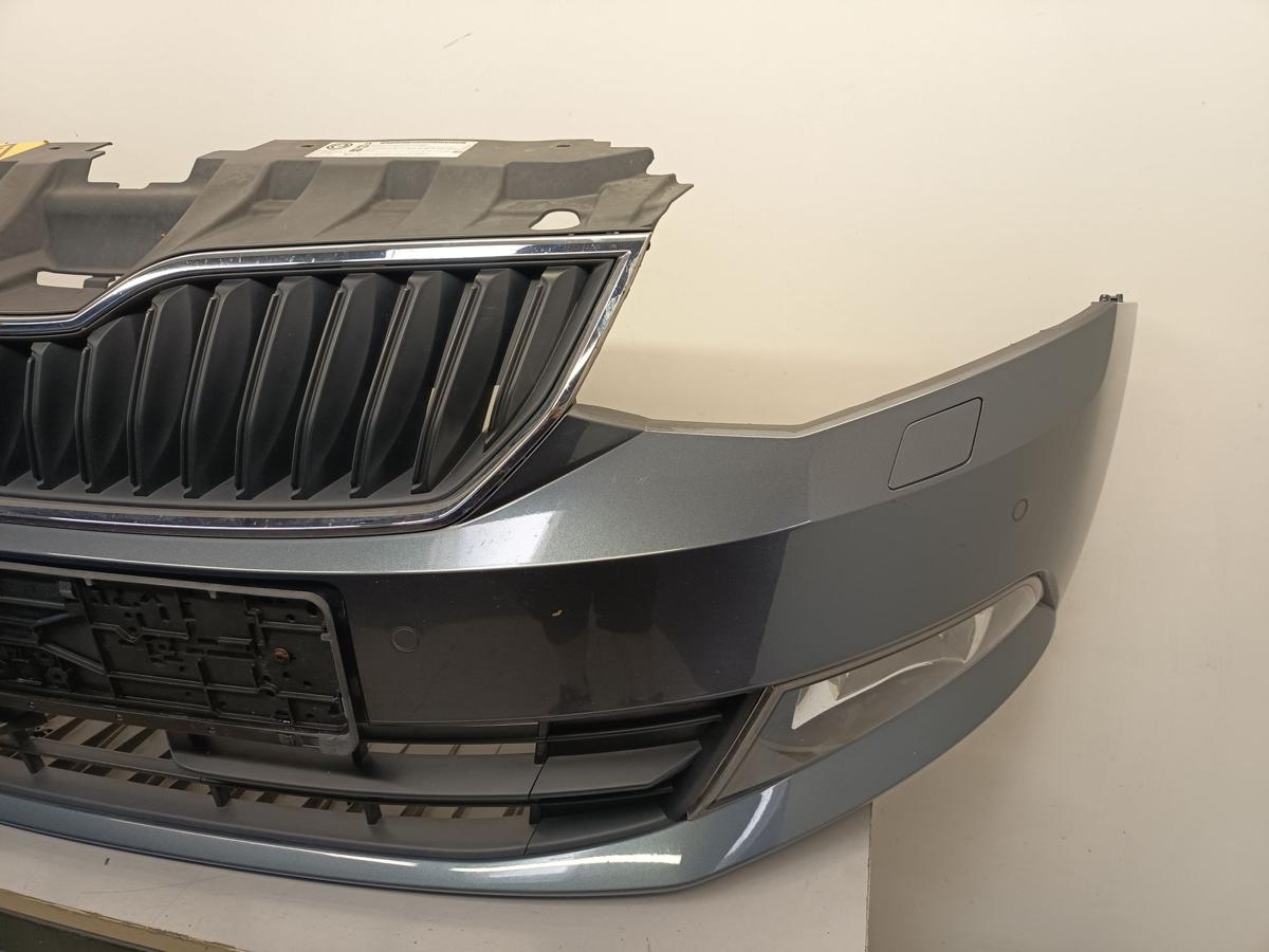 Skoda Fabia III NJ original Sto&szlig;stange F&auml;nger vorn Front F7Y Quarzgrau Bj 2015