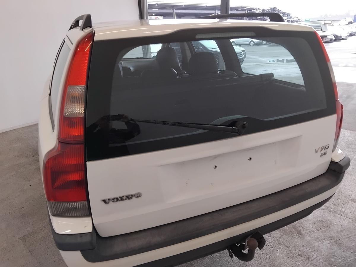 Volvo V70 II Kombi Heckklappe weiss White Solid mit Heckscheibe BJ2002