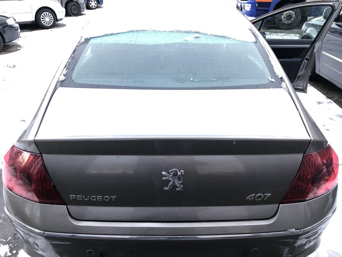 Peugeot 407 6D 6E Heckklappe Rohbau Erlengrau Klappe hinten Limo