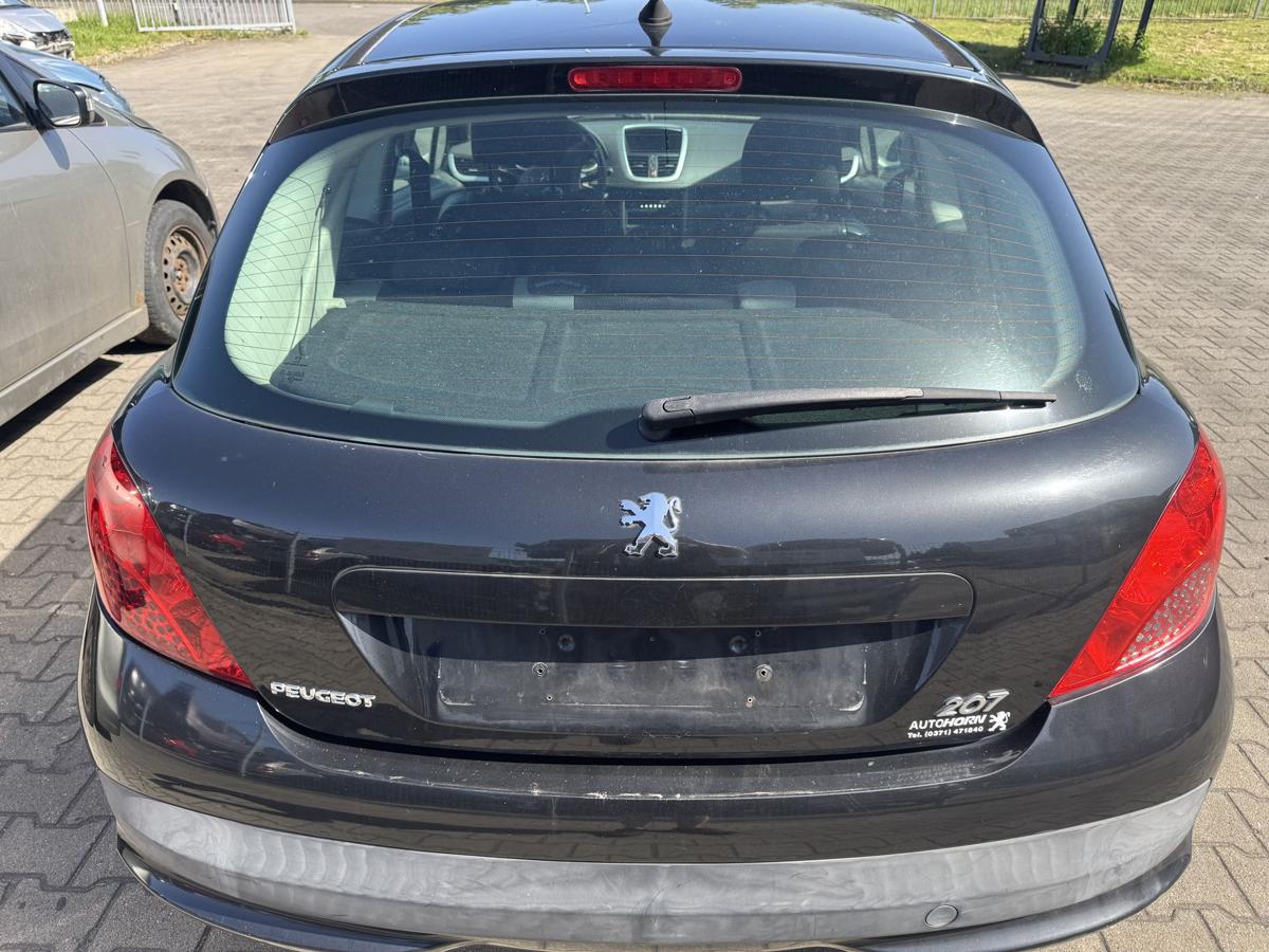 Peugeot 207 original Heckklappe mit Scheibe EXL-Obsidianschwarz Bj.2008