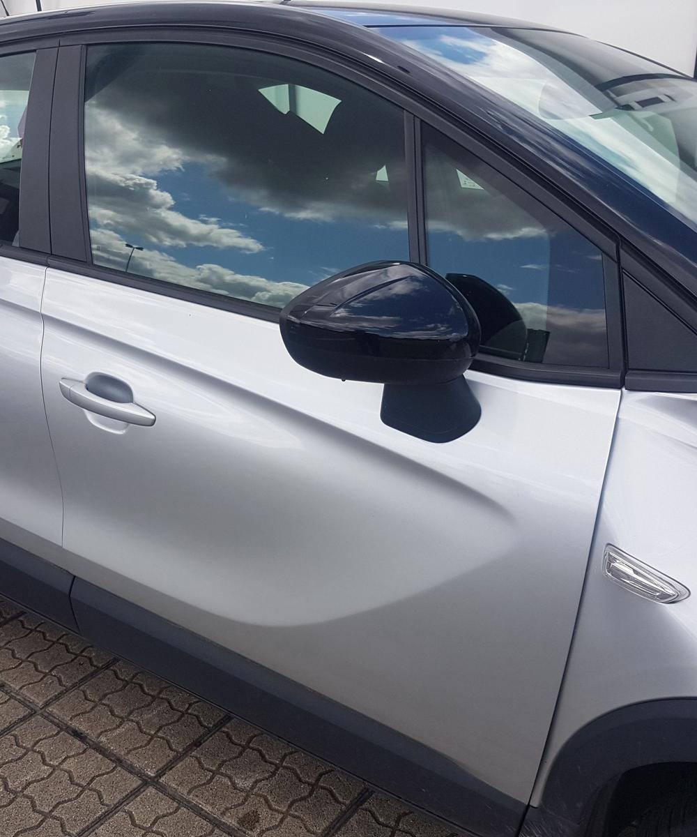 Opel Crossland X T&uuml;r vorn rechts in Z176 Argonsilber Metallic Bj2018 Rohbaut&uuml;r