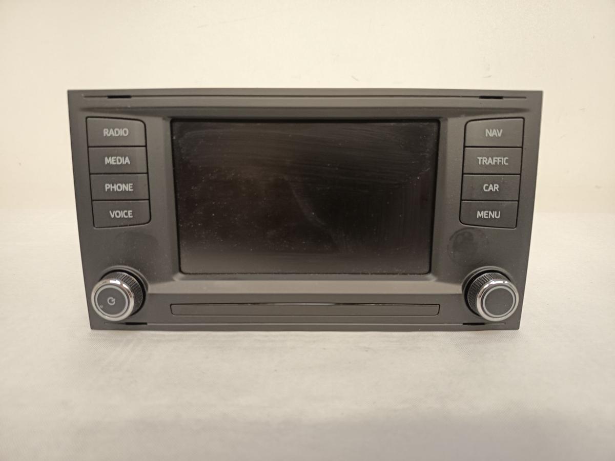 Seat Leon ST 5F originales Radio/Navi Bedienteil ohne Code 5F0919603A Bj 2015