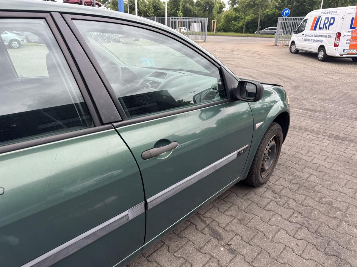 Renault Megane 2 original T&uuml;r vorn rechts D96 Vert Giverny Metallic Rohbau Bj.2004