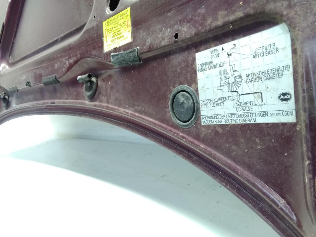 Audi 80 B4 original Motorhaube robinrotmetallic LZ3N Bj.1993