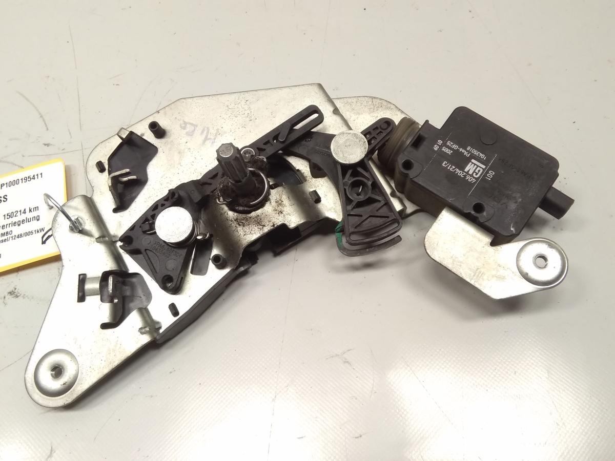 Opel Corsa C Combo orig. Schloss Flügeltür hinten rechts mit ZV BJ2005 9186889