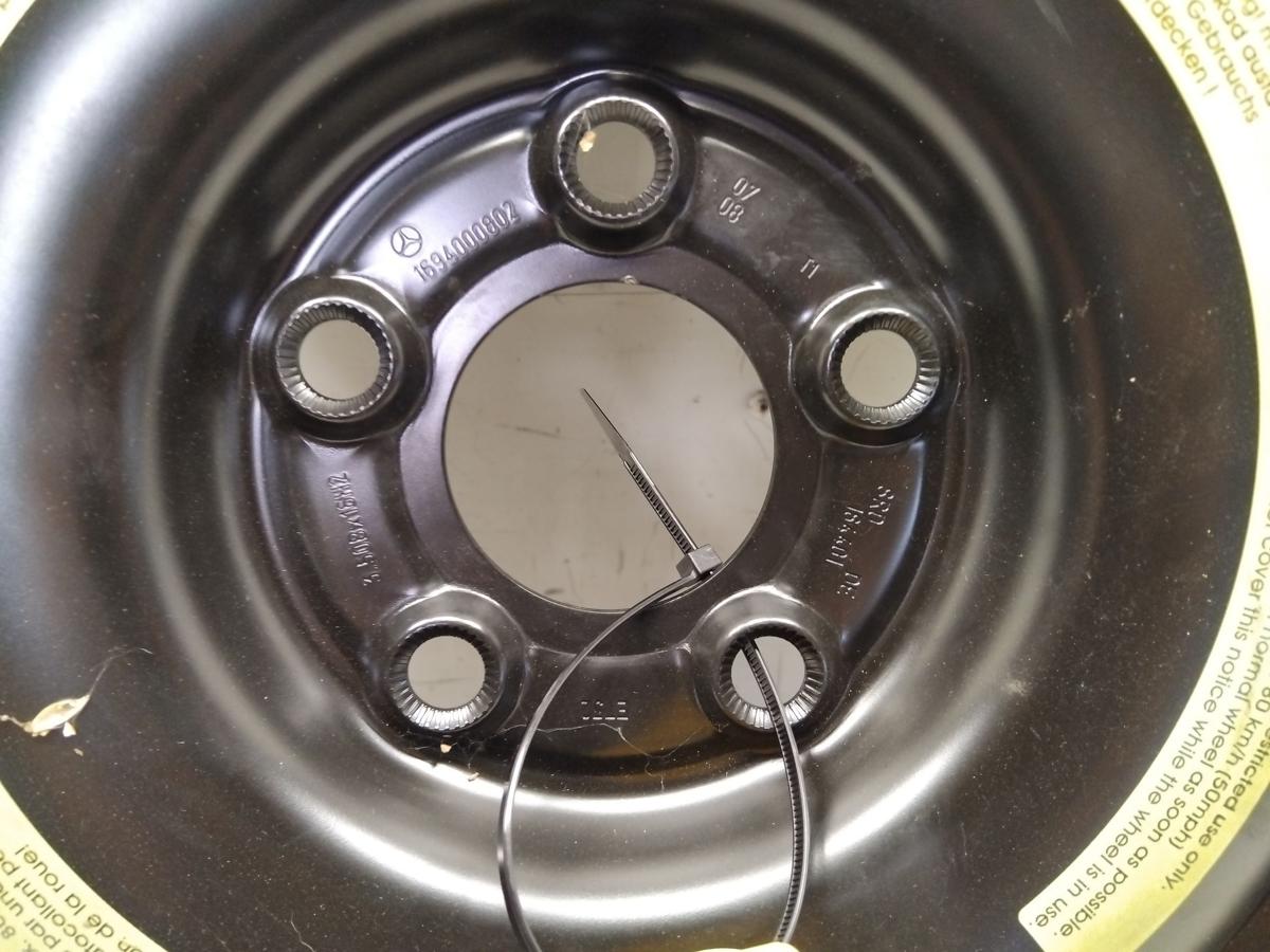 Mercedes B Klasse W245 orig Notrad Ersatzrad 16Zoll T125/90R16 98M 1694000802