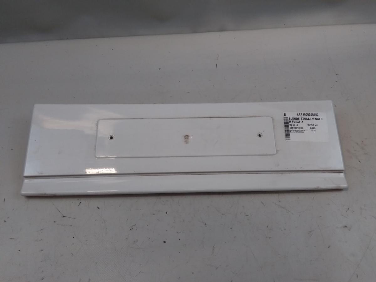 Opel Corsa E original Blende Sto&szlig;f&auml;nger Sto&szlig;stange hinten f&uuml;r FlexFix Bj.2016