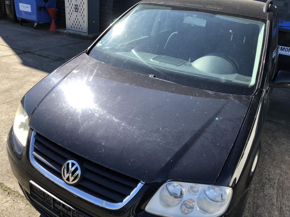VW Touran 1T Motorhaube Haube Klappe Deckel vorn bis 2006 ROST LC9Z Black Magic
