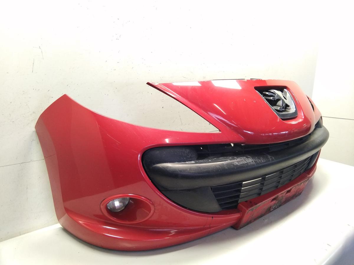 Peugeot 206+ original Sto&szlig;stange Sto&szlig;f&auml;nger vorn inkl. Nebelscheinwerfer Bj2010
