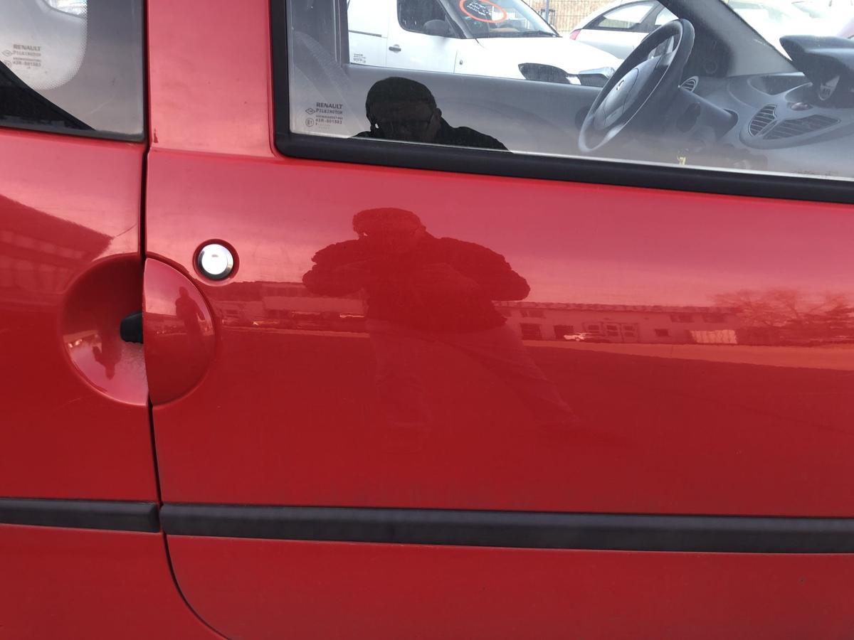 Renault Twingo 2 II T&uuml;r vorn rechts Beifahrert&uuml;r im Rohbau OV727 Spanischrot
