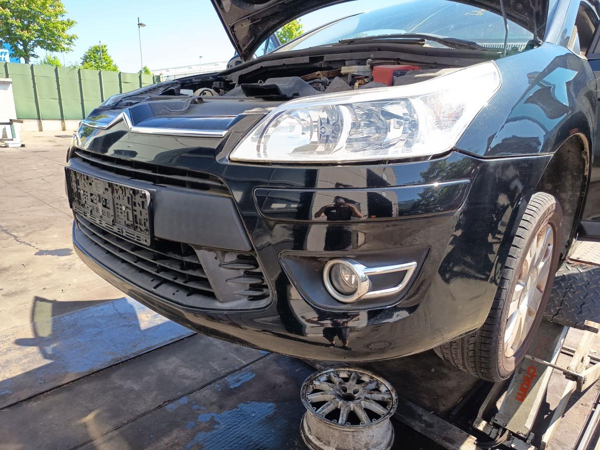 Citroen C4 original Sto&szlig;stange F&auml;nger vorn Front KTV Perla Nera Bj 2009 Facelift