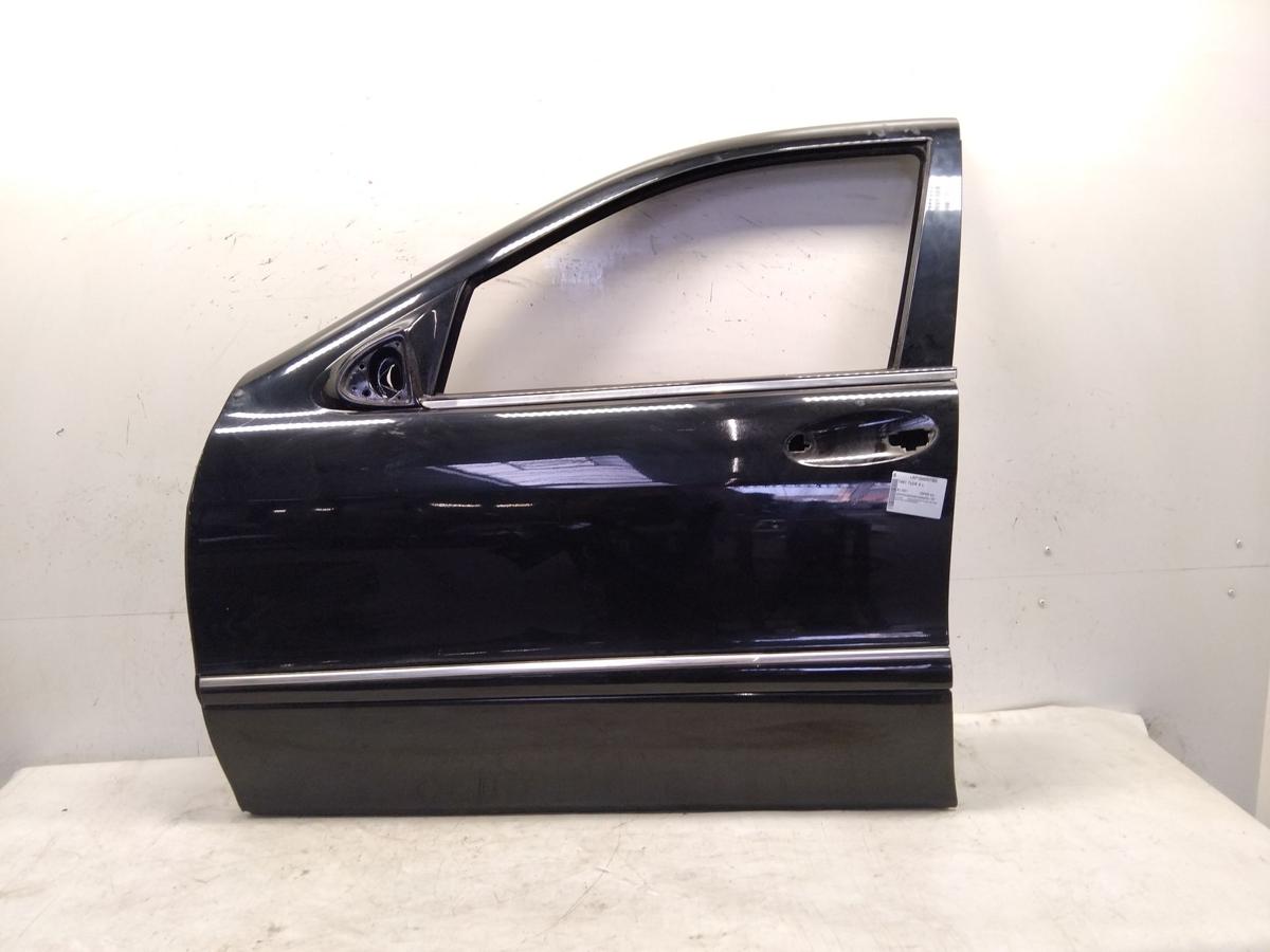 Mercedes S-Klasse W220 T&uuml;r vorn links Fahrert&uuml;r obsidianschwarzmetallic Bj.2001