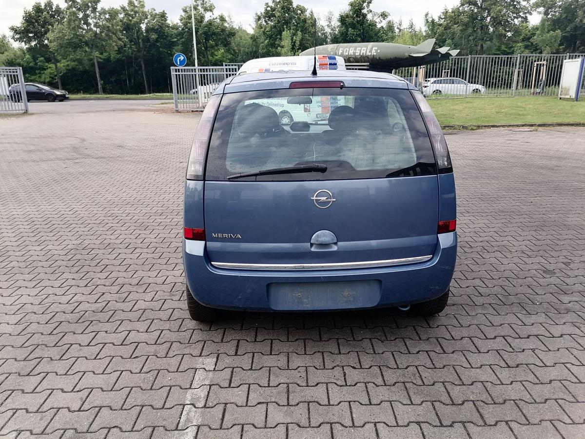 Opel Meriva A original T&uuml;r vorn rechts Blaumetallic Z21T Eisenherz Rohbau Bj.2008