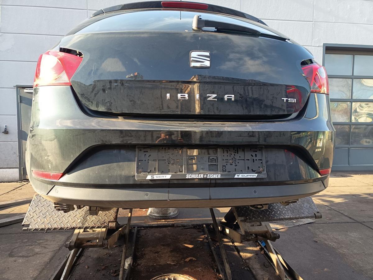 Seat Ibiza 6J orig Sto&szlig;stange hinten Sto&szlig;f&auml;nger 5trg LY9T Schwarz Facelift ab12