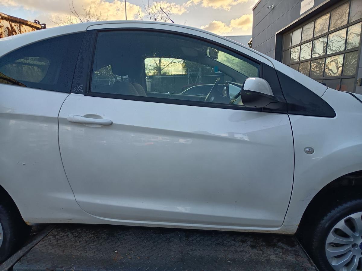 Ford KA RU8 orig T&uuml;r rechts Beifahrert&uuml;r 3trg Crystal Wei&szlig; Bj 2009