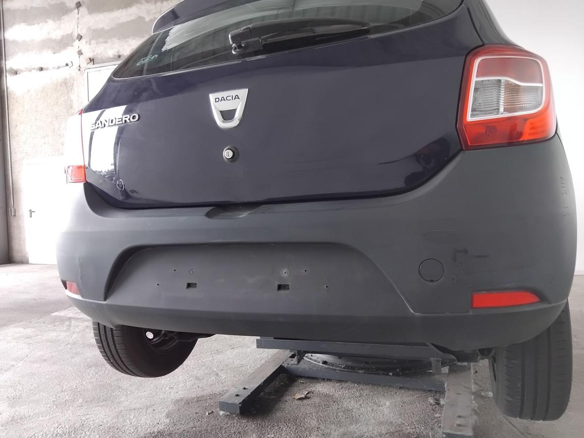 Dacia Sandero II SD original Sto&szlig;stange Sto&szlig;f&auml;nger hinten grau unlackiert BJ2013