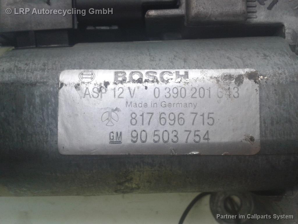 Opel Astra F Schiebedachmotor 90503754 0390201643 BOSCH BJ1997