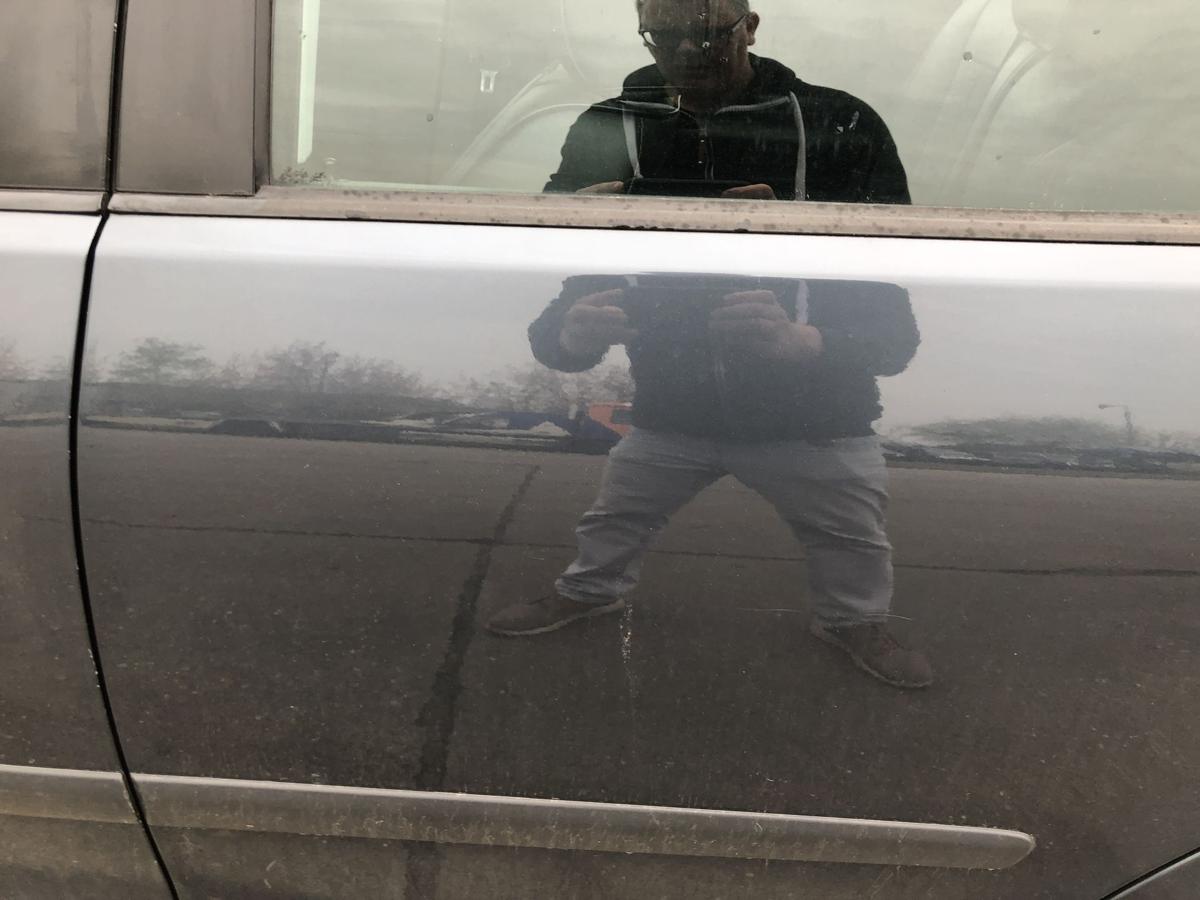 VW Polo 9N3 T&uuml;r hinten links Fondt&uuml;r im Rohbau LC7V grau auch 9N1