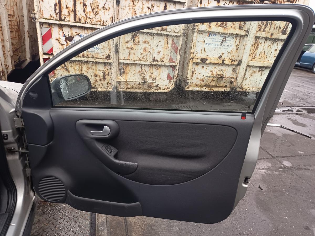 Opel Corsa C 3-TRG Bj 2005 original Tür vorn rechts Z157 Starsilber Facelift
