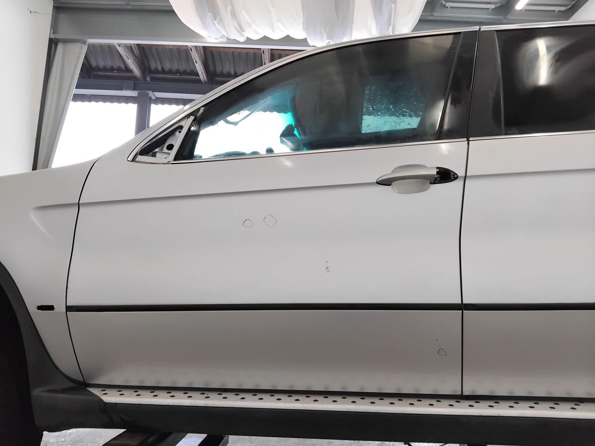 BMW X5 E53 T&uuml;r vorn links Fahrert&uuml;r titansilbermetallic 354/7 BJ2000