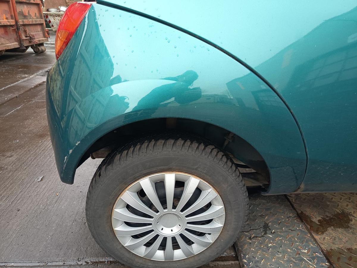 Ford KA RBT original Sto&szlig;stange Sto&szlig;stangenecke hinten rechts Karibik Gr&uuml;n Bj 99