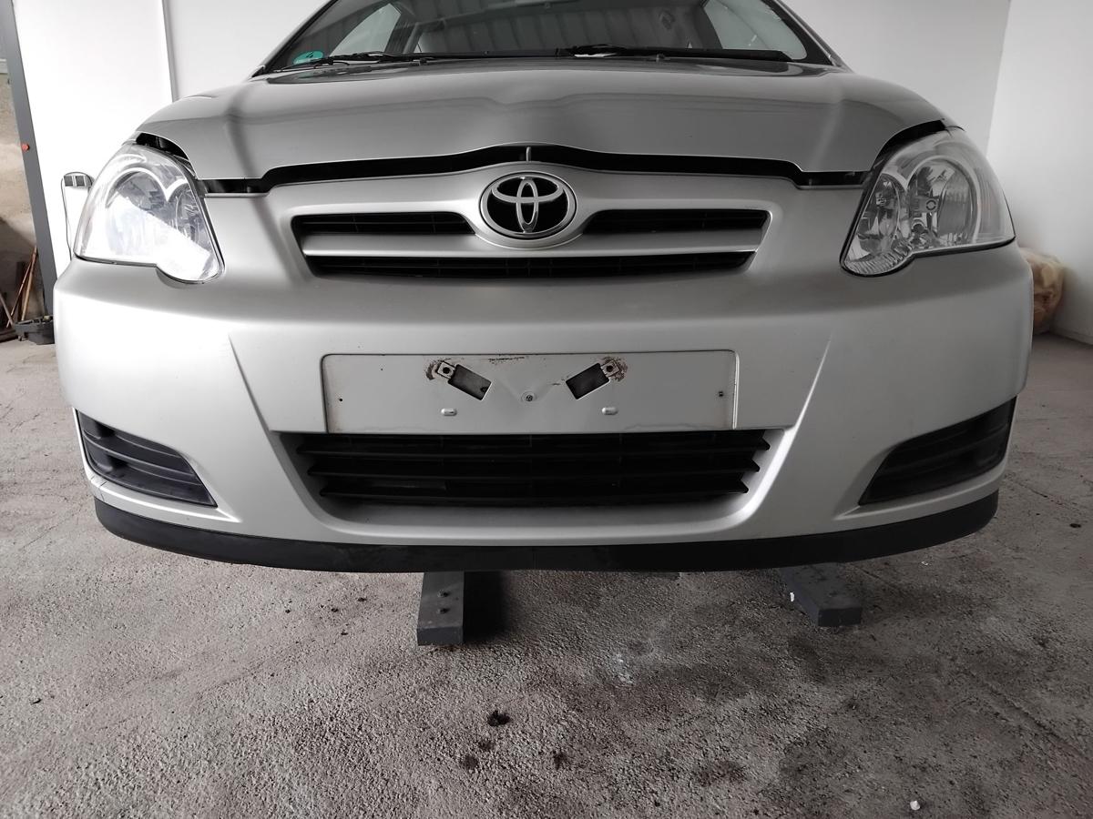 Toyota Corolla E12 Facelift original Stoßstange Stoßfänger vorn BJ2004 1C0 polarsilbermetallic