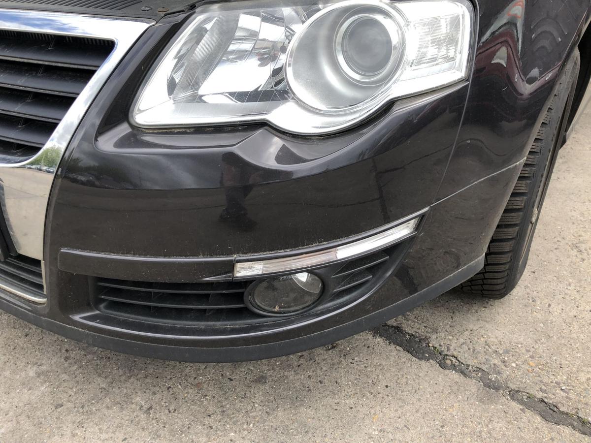 VW Passat 3C B6 Sto&szlig;f&auml;nger vorn Frontsch&uuml;rze Grill Nebel LC8Z Moccabrown