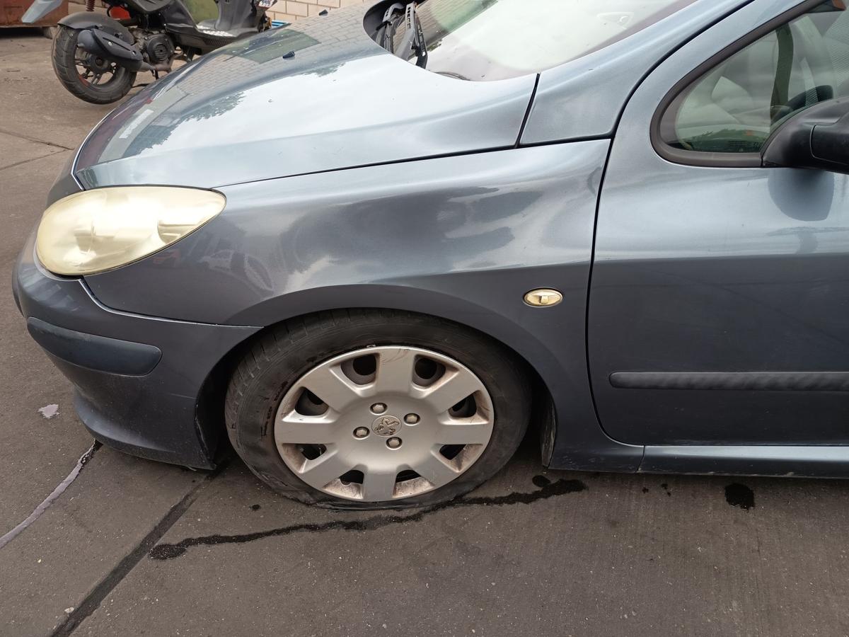 Peugeot 307 orig Kotflügel links Fahrerseite EZW Eisengrau Bj 2005
