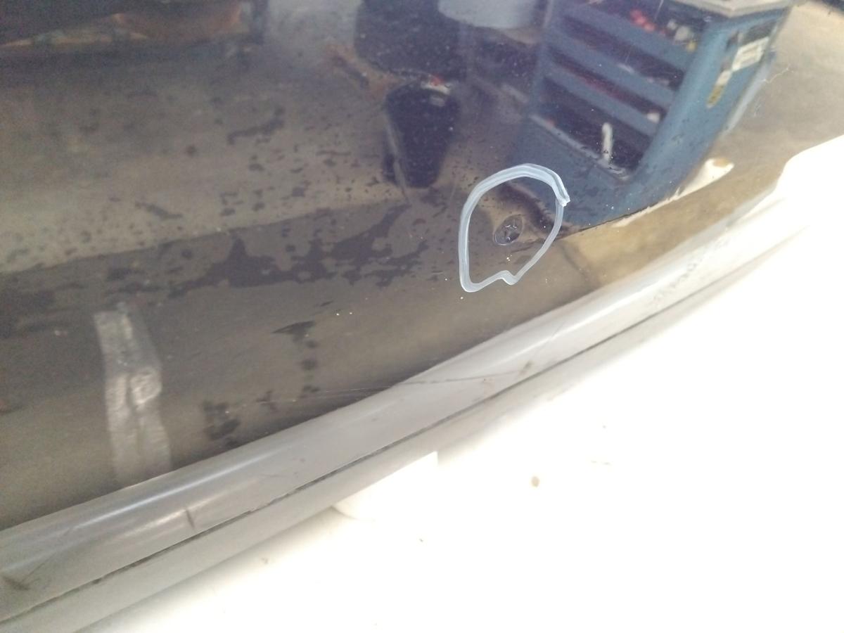 VW Golf 4 Variant original Stoßfänger Stoßstange hinten indigoblaumetallic