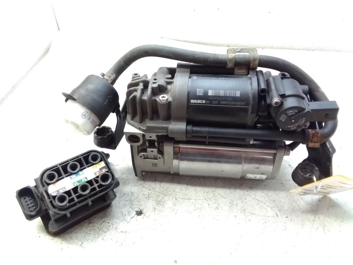 Mercedes E-Klasse S212 original Kompressor Fahrwerk inkl. Ventilblock Bj.2011