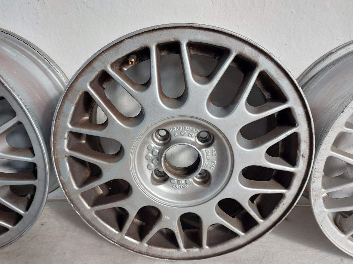 VW Golf 3 Cabrio Vento Satz original BBS Alufelgen Felgen 6x15 ET45