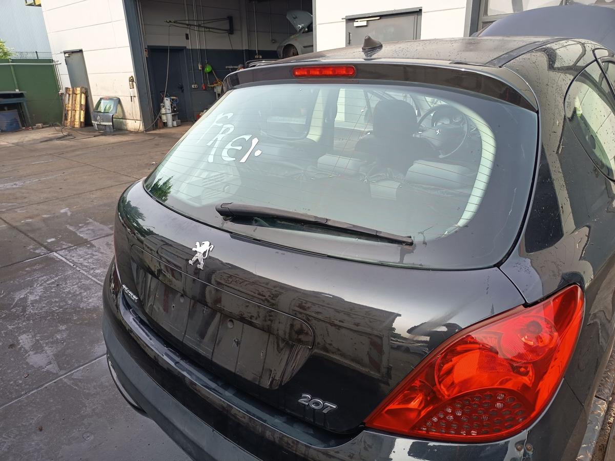 Peugeot 207 original Heckklappe mit Scheibe EXL Obsidianschwarz Bj 2007