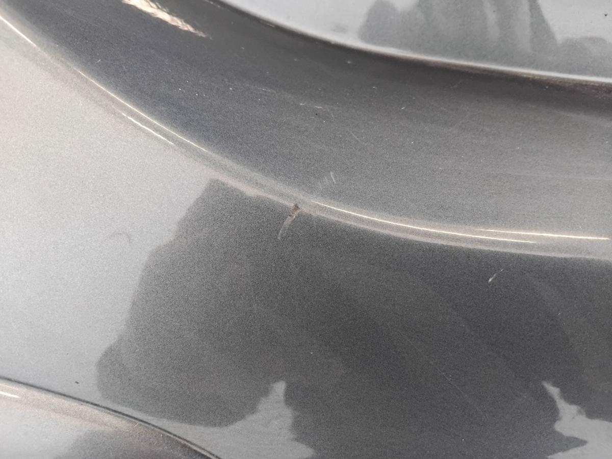 Nissan Micra 4 K13 original Sto&szlig;stange Sto&szlig;f&auml;nger hinten PDC BJ2013 FAA Greyish Green Pearl