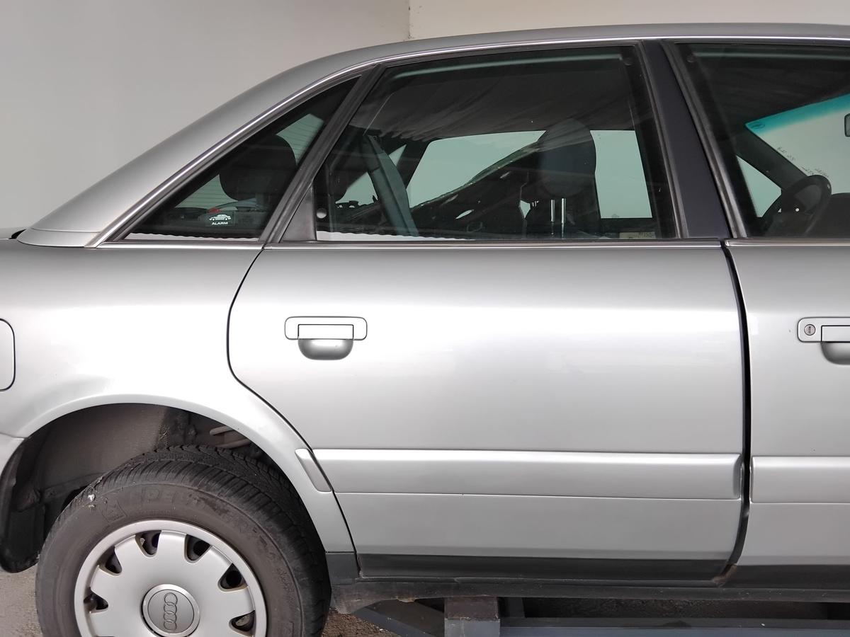 Audi A6 C4 Limousine T&uuml;r hinten rechts LY7M alusilbermetallic BJ1996 Facelift