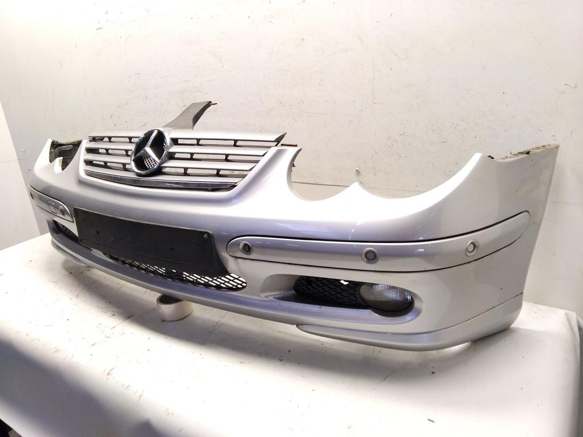 Mercedes Benz C203 Sportcoupe original Sto&szlig;f&auml;nger Sto&szlig;stange vorn PDC BJ2003 744 brillantsilber