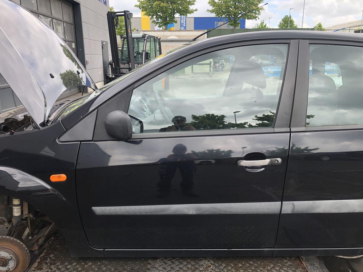 Ford Fiesta ´02 original Tür vorn links Fahrer Pantherschwarz Bj 2007